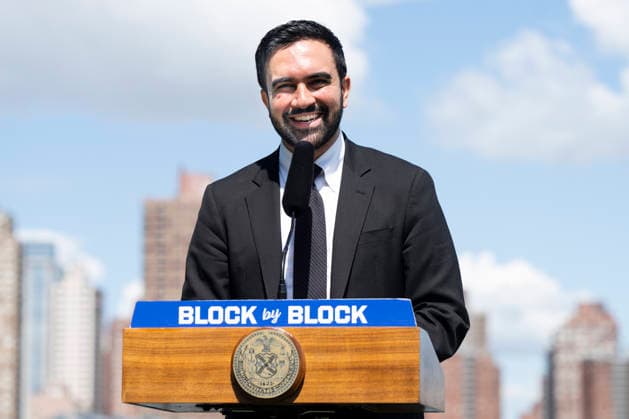 May 28, 2026, Queens, New York, United States: New York City Mayor ZOHRAN MAMDANI (D) speaking at a press conference about housing in Whitey Ford Field in Queens, New York. Queens United States - ZUMAb161 20260528_aap_b161_011 Copyright: xMichaelxBrochsteinx