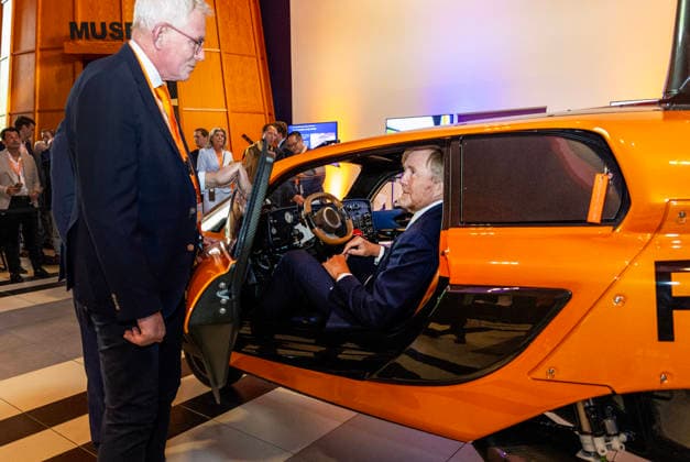 28-05-2026 Museum King Willem-Alexander attend the celebration of FME s 75th anniversary at the Louwman Museum in The Hague. Â  Copyright: xPPEx