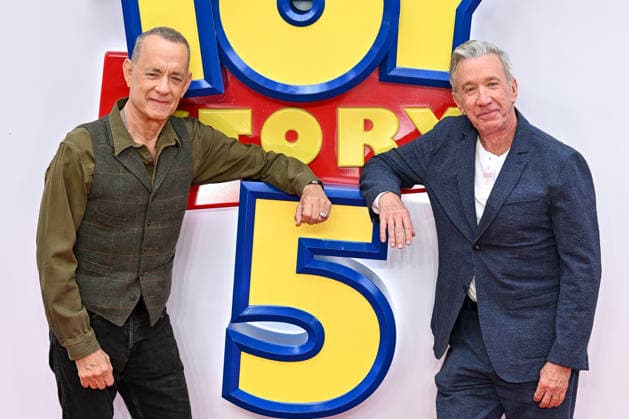 UK launch event for Toy Story 5 at the Odeon Luxe in Leicester Square, London Featuring: Tom Hanks, Tim Allen Where: London, United Kingdom When: 28 May 2026 Credit: Cover Images EDITORIAL USE ONLY. NOT FOR USE BY NEWSPAPERS BASED IN THE UK. Copyright: xx coverimg55733033