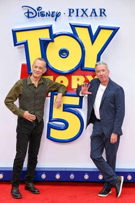 UK launch event for Toy Story 5 at the Odeon Luxe in Leicester Square, London Featuring: Tom Hanks, Tim Allen Where: London, United Kingdom When: 28 May 2026 Credit: Cover Images EDITORIAL USE ONLY. NOT FOR USE BY NEWSPAPERS BASED IN THE UK. Copyright: xx coverimg55733036