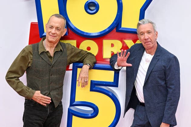 UK launch event for Toy Story 5 at the Odeon Luxe in Leicester Square, London Featuring: Tom Hanks, Tim Allen Where: London, United Kingdom When: 28 May 2026 Credit: Cover Images EDITORIAL USE ONLY. NOT FOR USE BY NEWSPAPERS BASED IN THE UK. Copyright: xx coverimg55733035
