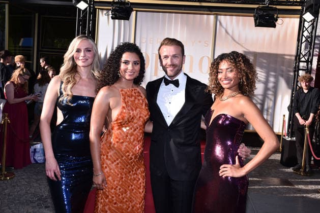 Anna Hilger, Daphne Mikaela Arias-Minda, Christian Dueren and Aurelie Izaias attend the red carpet event for the finale of the 21st season of Germany s Next Topmodel on May 28, 2026 at the Zoo Palast in Berlin, Germany Red carpet event for the finale of the 21st season of Germany s Next Topmodel in Berlin, Germany *** Anna Hilger, Daphne Mikaela Arias Minda, Christian Dueren and Aurelie Izaias attend the red carpet event for the finale of the 21st season of Germany s Next Topmodel on May 28, 2026 at the Zoo Palast in Berlin, Germany Red carpet event for the finale of the 21st season of Germany s Next Topmodel in Berlin, Germany