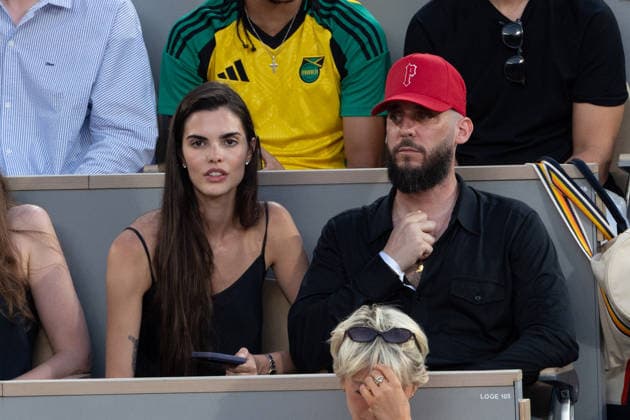 2026 French Open - Celebrities In Stand Night Session Day 5 NB Carol Mendes, Vladimir Roitfeld in stand Night Session Day 5 during the 2026 French Open at Roland Garros on May 28, 2026 in Paris, France. Photo by Nasser Berzane ABACAPRESS.COM  Copyright: xBerzanexNasser ABACAx