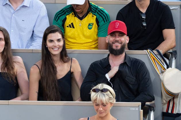 2026 French Open - Celebrities In Stand Night Session Day 5 NB Carol Mendes, Vladimir Roitfeld in stand Night Session Day 5 during the 2026 French Open at Roland Garros on May 28, 2026 in Paris, France. Photo by Nasser Berzane ABACAPRESS.COM  Copyright: xBerzanexNasser ABACAx