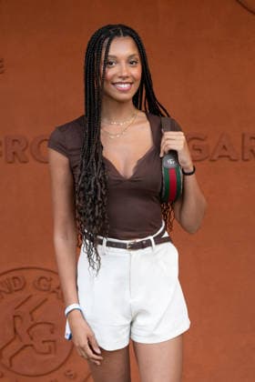 French Open - VIPs Pose At The Village LZ Marj attends the 2026 French Open at Roland Garros on May 28, 2026 in Paris, France. Photo by Laurent Zabulon ABACAPRESS.COM  Copyright: xZabulonxLaurent ABACAx