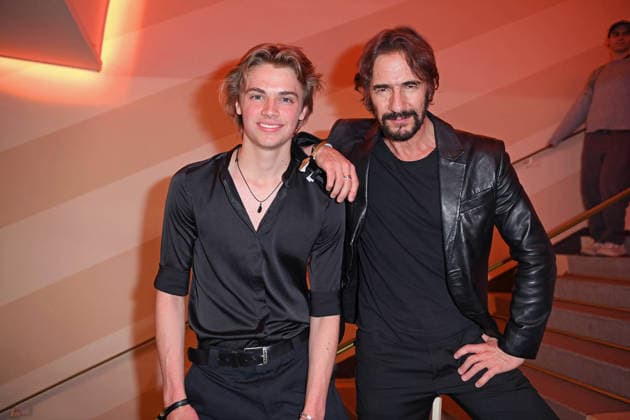 Thomas Hayo mit Neffe TIm Hayo beim FOTOTERMIN DER GEWINNER VON GERMANYS NEXT TOPMODEL 2026 im Zoo Palast in Berlin am 28.05.2026 *** Thomas Hayo with nephew TIm Hayo at the PHOTO OF THE WINNERS OF GERMANYS NEXT TOPMODEL 2026 at the Zoo Palast in Berlin on 28 05 2026