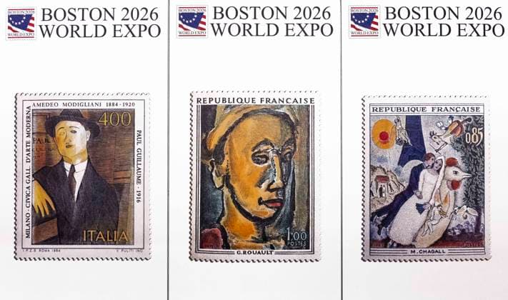 May 28, 2026 - Boston, Massachusetts, USA - Held once every ten years, the Boston 2026 World Expo attracts thousands of stamp collectors with its dealers, displays and presentations about the hobby and business of philately. Boston USA - ZUMAce6_ 20260528_zaf_ce6_008 Copyright: xBrianxCahnx
