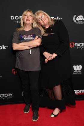 26th Annual Golden Trailer Awards Beverly Hills CA May 28: Evelyn Brady Watters & Monica Brady at The 26th Annual Golden Trailer Awards at the Saban Theatre on May 28, 2026. Credit: AdMedia EDITORIAL USE ONLY  Copyright: xx AdMediax admphotostwo992935