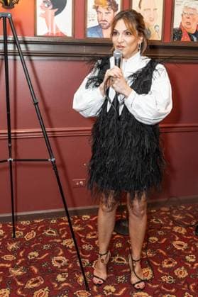 May 28, 2026, Bronx, New York, USA: Shoshana Bean speaks as she is honored with a portrait at Sardi s in New York, NY on May 28, 2026. Bronx USA - ZUMAr339 20260528_znp_r339_016 Copyright: xLevxRadinx