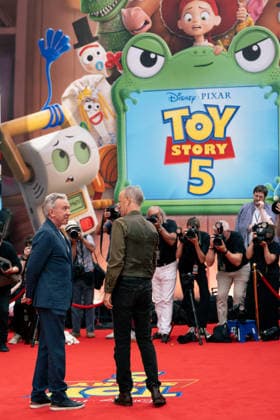 Toy Story 5 UK Launch Event - Arrivals Tim Allen and Tom Hanks attend the Toy Story 5 UK launch event at Odeon Luxe Leicester Square on May 28, 2026 in London, England., Credit:Lounis Tiar Avalon United Kingdom, London  Copyright: xLounisxTiarx xAvalonx 1106357600