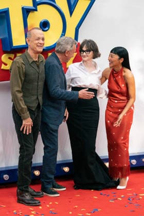 Toy Story 5 UK Launch Event - Arrivals Tom Hanks, Tim Allen, Joan Cusack and Greta Lee attend the Toy Story 5 UK launch event at Odeon Luxe Leicester Square on May 28, 2026 in London, England., Credit:Lounis Tiar Avalon United Kingdom, London  Copyright: xLounisxTiarx xAvalonx 1106358038
