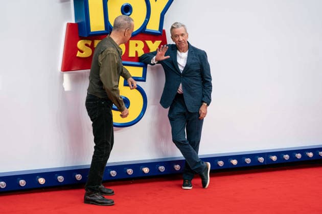 Toy Story 5 UK Launch Event - Arrivals Tom Hanks and Tim Allen attend the Toy Story 5 UK launch event at Odeon Luxe Leicester Square on May 28, 2026 in London, England., Credit:Lounis Tiar Avalon United Kingdom, London  Copyright: xLounisxTiarx xAvalonx 1106358139