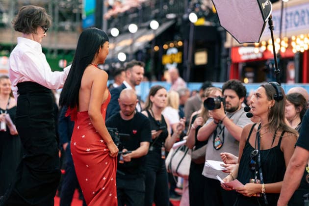 Toy Story 5 UK Launch Event - Arrivals Greta Lee attends the Toy Story 5 UK launch event at Odeon Luxe Leicester Square on May 28, 2026 in London, England., Credit:Lounis Tiar Avalon United Kingdom, London  Copyright: xLounisxTiarx xAvalonx 1106358241