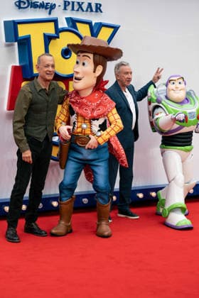 Toy Story 5 UK Launch Event - Arrivals Tom Hanks and Tim Allen attend the Toy Story 5 UK launch event at Odeon Luxe Leicester Square on May 28, 2026 in London, England., Credit:Lounis Tiar Avalon United Kingdom, London  Copyright: xLounisxTiarx xAvalonx 1106358273
