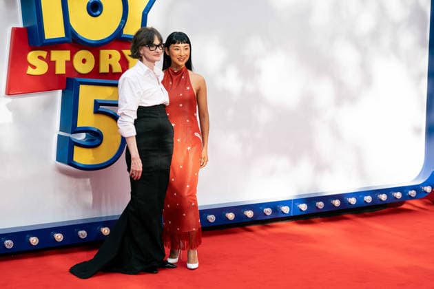 Toy Story 5 UK Launch Event - Arrivals Joan Cusack and Greta Lee attend the Toy Story 5 UK launch event at Odeon Luxe Leicester Square on May 28, 2026 in London, England., Credit:Lounis Tiar Avalon United Kingdom, London  Copyright: xLounisxTiarx xAvalonx 1106358462