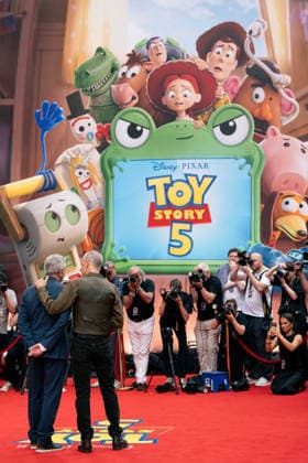 Toy Story 5 UK Launch Event - Arrivals Tim Allen and Tom Hanks attend the Toy Story 5 UK launch event at Odeon Luxe Leicester Square on May 28, 2026 in London, England., Credit:Lounis Tiar Avalon United Kingdom, London  Copyright: xLounisxTiarx xAvalonx 1106358671