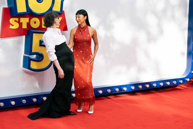 Toy Story 5 UK Launch Event - Arrivals Joan Cusack and Greta Lee attend the Toy Story 5 UK launch event at Odeon Luxe Leicester Square on May 28, 2026 in London, England., Credit:Lounis Tiar Avalon United Kingdom, London  Copyright: xLounisxTiarx xAvalonx 1106358996