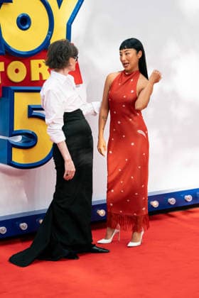 Toy Story 5 UK Launch Event - Arrivals Joan Cusack and Greta Lee attend the Toy Story 5 UK launch event at Odeon Luxe Leicester Square on May 28, 2026 in London, England., Credit:Lounis Tiar Avalon United Kingdom, London  Copyright: xLounisxTiarx xAvalonx 1106359051