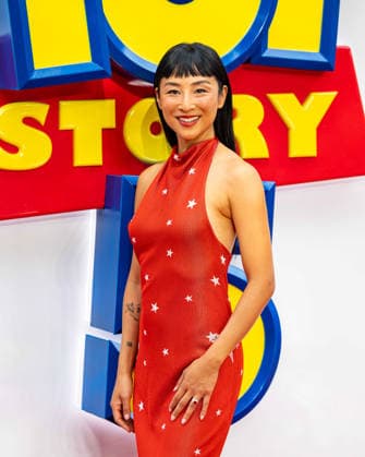 Toy Story 5 UK Launch Event at Odeon Luxe Leicster Square in London, UK, 28 May 2026 Greta Lee at Toy Story 5 UK Launch Event Odeon Luxe Leicester Square, London, UK, 28 May 2026, Credit:Liam Daysh-Holmes Avalon  Copyright: xLiamxDaysh-Holmesx xAvalonx 1106330989
