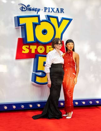 Toy Story 5 UK Launch Event at Odeon Luxe Leicster Square in London, UK, 28 May 2026 Joan Cusack and Greta Lee at Toy Story 5 UK Launch Event Odeon Luxe Leicester Square, London, UK, 28 May 2026, Credit:Liam Daysh-Holmes Avalon  Copyright: xLiamxDaysh-Holmesx xAvalonx 1106331051
