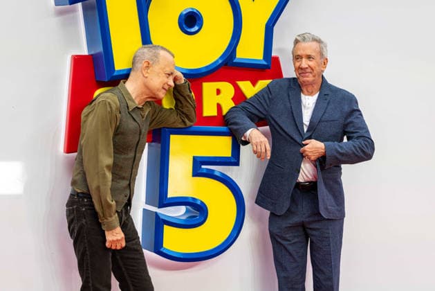 Toy Story 5 UK Launch Event at Odeon Luxe Leicster Square in London, UK, 28 May 2026 Tom Hanks and Tim Allen at Toy Story 5 UK Launch Event Odeon Luxe Leicester Square, London, UK, 28 May 2026, Credit:Liam Daysh-Holmes Avalon  Copyright: xLiamxDaysh-Holmesx xAvalonx 1106331215