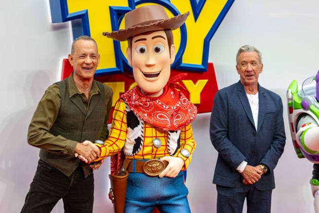 Toy Story 5 UK Launch Event at Odeon Luxe Leicster Square in London, UK, 28 May 2026 Tom Hanks and Tim Allen at Toy Story 5 UK Launch Event Odeon Luxe Leicester Square, London, UK, 28 May 2026, Credit:Liam Daysh-Holmes Avalon  Copyright: xLiamxDaysh-Holmesx xAvalonx 1106331862