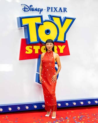 Toy Story 5 UK Launch Event at Odeon Luxe Leicster Square in London, UK, 28 May 2026 Greta Lee at Toy Story 5 UK Launch Event Odeon Luxe Leicester Square, London, UK, 28 May 2026, Credit:Liam Daysh-Holmes Avalon  Copyright: xLiamxDaysh-Holmesx xAvalonx 1106332134