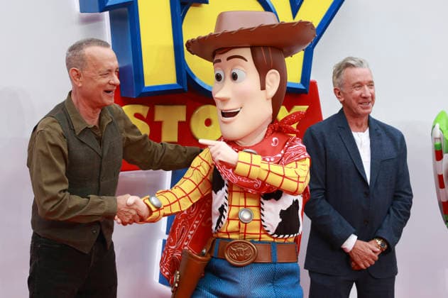 Tom Hanks, Woody und Tim Allen beim UK Launch Event des Animationsfilms Toy Story 5 im Odeon Luxe Leicester Square. London, 28.05.2026 *** Tom Hanks, Woody and Tim Allen at the UK launch event for the animated film Toy Story 5 at the Odeon Luxe Leicester Square London, 28 05 2026 Foto:xD.xJonesx xFuturexImagex toy_story_6544