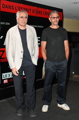 L’Affaire Zanetti Premiere - Paris Leonardo Di Costanzo and Roschdy Zem attending the premiere of the film ‘L’affaire Zanetti’ held at UGC Les Halles cinema, in Paris, France on May 28, 2026. Photo by Mireille Ampilhac ABACAPRESS.COM Paris France  Copyright: xAmpilhacxMireille ABACAx