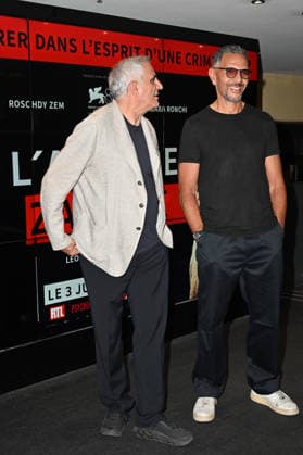 L’Affaire Zanetti Premiere - Paris Leonardo Di Costanzo and Roschdy Zem attending the premiere of the film ‘L’affaire Zanetti’ held at UGC Les Halles cinema, in Paris, France on May 28, 2026. Photo by Mireille Ampilhac ABACAPRESS.COM Paris France  Copyright: xAmpilhacxMireille ABACAx