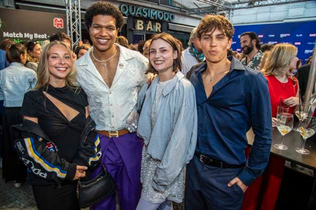 ABB NEWFACES- Julie Deluz, Jamal Salamone, Rachel Degen, Alison Kuhn und Alison Kuhn zu Gast auf der Party bei der Verleihung der Bunte New Faces Award Film im Delphi Filmpalast am Zoo am 28.05.2026 in Berlin Berlin Deutschland *** ABB NEWFACES Julie Deluz, Jamal Salamone, Rachel Degen, Alison Kuhn and Alison Kuhn as guests at the party at the Bunte New Faces Award Film ceremony at Delphi Filmpalast am Zoo on 28 05 2026 in Berlin Berlin Germany