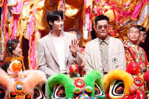 HONG KONG, CHINA - MAY 29: Actor Louis Koo Tin-lok (R) and South Korean model actor Byeon Woo-seok (L) attend the opening ceremony of Hong Kong Comic Con 2026 on May 29, 2026 in Hong Kong, China.  Copyright: xVCGx 111644814507
