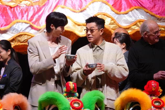 HONG KONG, CHINA - MAY 29: Actor Louis Koo Tin-lok and South Korean model actor Byeon Woo-seok attend the opening ceremony of Hong Kong Comic Con 2026 on May 29, 2026 in Hong Kong, China.  Copyright: xVCGx 111644814500