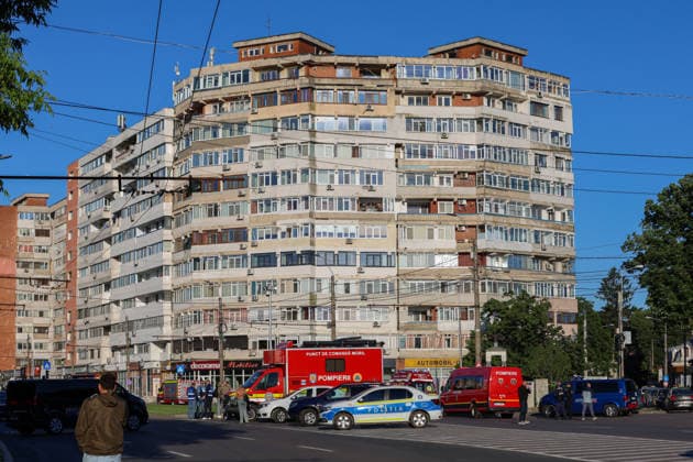 Russian drone crashes into apartment building in Romania Aftermath of a russian drone hitting an apartment building in Galati (215 km to Bucharest), Romania, May 29, 2026. The drone crashed in the eastern city of Galati. Stringer Imago Images Copyright: xx