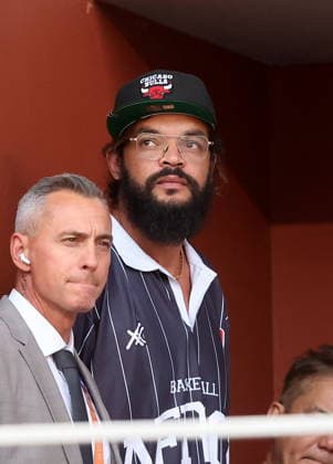 Joakim Noah in the stands during the French Open at Roland Garros 2026, May 28, 2026 Jacovides Moreau Bestimage Celebs stands during the French Open at Roland Garros 2026, May 28, 2026 Paris France  Copyright: xJACOVIDES-MOREAUx xBESTIMAGExJACOVIDES-MOREAUx xBESTIMAGEx