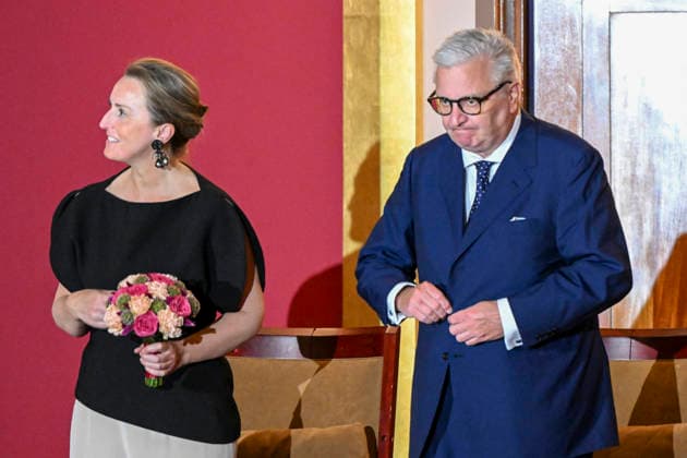 Prince Laurent and Princess Claire - Queen Elisabeth Competition Brussels, 28 05 2026 : Belgian Royals Prince Laurent and Princess Claire attend the Queen Elisabeth Competition at Bozar . Credit : Peter De Smedt CC . Brussels Belgium  Copyright: xContentxCurationx PeterxDexSmedtx xCCx