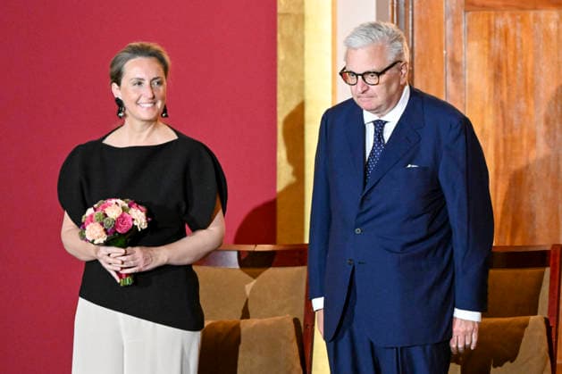 Prince Laurent and Princess Claire - Queen Elisabeth Competition Brussels, 28 05 2026 : Belgian Royals Prince Laurent and Princess Claire attend the Queen Elisabeth Competition at Bozar . Credit : Peter De Smedt CC . Brussels Belgium  Copyright: xContentxCurationx PeterxDexSmedtx xCCx