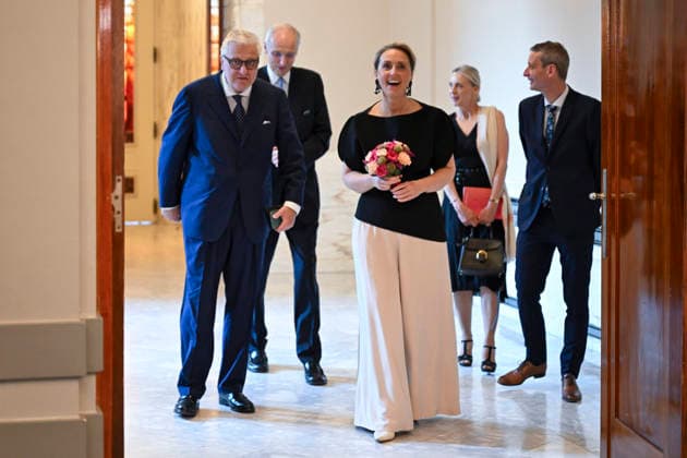 Prince Laurent and Princess Claire - Queen Elisabeth Competition Brussels, 28 05 2026 : Belgian Royals Prince Laurent and Princess Claire attend the Queen Elisabeth Competition at Bozar . Credit : Peter De Smedt CC . Brussels Belgium  Copyright: xContentxCurationx PeterxDexSmedtx xCCx