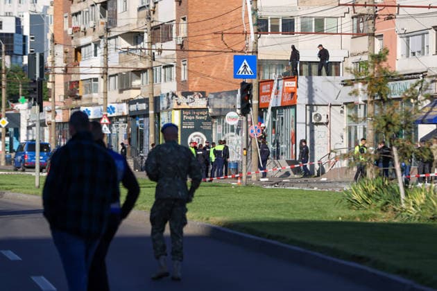 Russian drone crashes into apartment building in Romania GALATI, ROMANIA - MAY 29: A view shows destruction caused by a Russian drone hitting an apartment building in the eastern city of Galati, Romania, on May 29, 2026. Stringer Anadolu Galati Romania. Editorial use only. Please get in touch for any other usage.  Copyright: x2026xAnadoluxStringerx