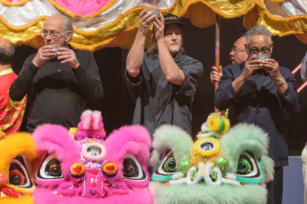 Christoper Lloyd, Norman Reedus und Giancarlo Esposito bei der Opening Ceremony der Hong Kong Comic Con 2026 im Hong Kong Convention and Exhibition Centre. Hong Kong, 29.05.2026 *** Christoper Lloyd, Norman Reedus and Giancarlo Esposito at the Opening Ceremony of the Hong Kong Comic Con 2026 at the Hong Kong Convention and Exhibition Centre Hong Kong, 29 05 2026 Foto:xJ.xRussellx xFuturexImagex opening_6536