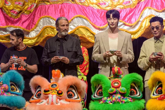 Daniel Logan, Mads Mikkelsen, Byeon Woo-seok und Louis Koo Tin-lok bei der Opening Ceremony der Hong Kong Comic Con 2026 im Hong Kong Convention and Exhibition Centre. Hong Kong, 29.05.2026 *** Daniel Logan, Mads Mikkelsen, Byeon Woo seok and Louis Koo Tin lok at the Opening Ceremony of the Hong Kong Comic Con 2026 at the Hong Kong Convention and Exhibition Centre Hong Kong, 29 05 2026 Foto:xJ.xRussellx xFuturexImagex opening_6538