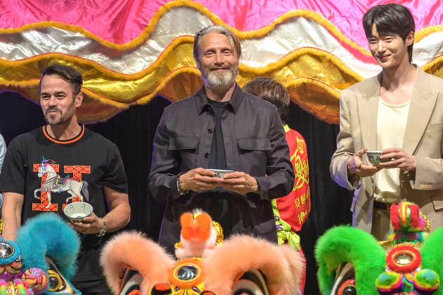 Daniel Logan, Mads Mikkelsen und Byeon Woo-seok bei der Opening Ceremony der Hong Kong Comic Con 2026 im Hong Kong Convention and Exhibition Centre. Hong Kong, 29.05.2026 *** Daniel Logan, Mads Mikkelsen and Byeon Woo seok at the Opening Ceremony of the Hong Kong Comic Con 2026 at the Hong Kong Convention and Exhibition Centre Hong Kong, 29 05 2026 Foto:xJ.xRussellx xFuturexImagex opening_6540