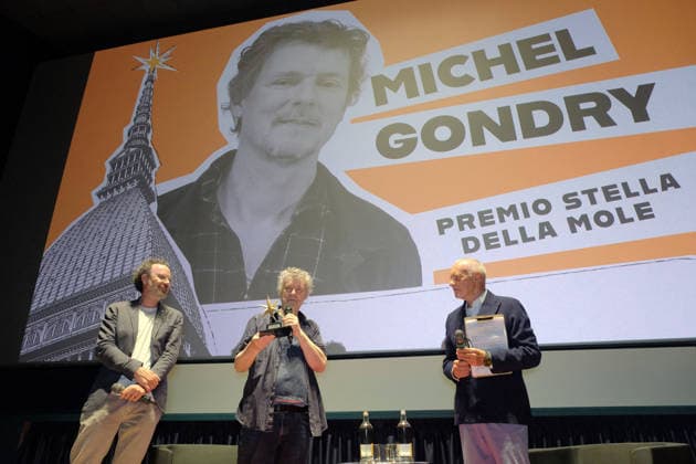 Michel Gondry At Masterclass - Turin French director Michel Gondry holds a masterclass at Cinema Massimo in Turin, Italy, on May 28, 2026, in dialogue with National Cinema Museum director Carlo Chatrian, reviewing his eclectic career and receiving the Stella della Mole award in recognition of his important and fundamental contribution to the art of filmmaking, while also introducing the screening of the film Microbo&Gasolina. Photo by Costantino Sergi IPA ABACAPRESS.COM Torino Torino  Copyright: xIPA ABACAx