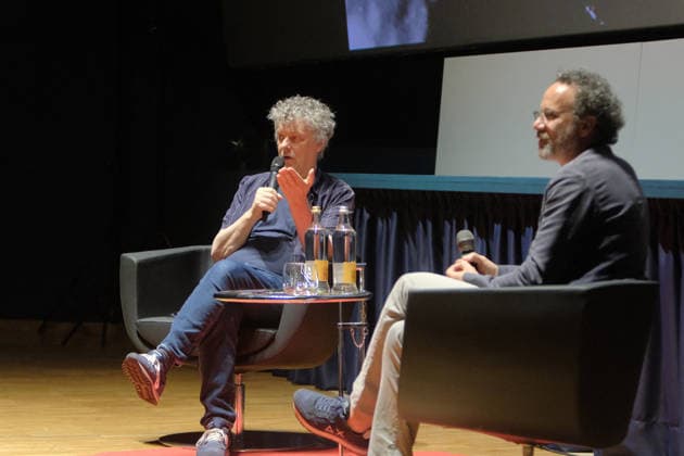 Michel Gondry During Masterclass At Cinema Massimo - Turin French director Michel Gondry conducts a masterclass at Cinema Massimo in Turin, Italy, on May 28, 2026 during which he reviews his eclectic career and introduces the screening of Microbo&Gasolina, alongside National Cinema Museum director Carlo Chatrian. Photo by Costantino Sergi IPA ABACAPRESS.COM Torino Torino  Copyright: xIPA ABACAx