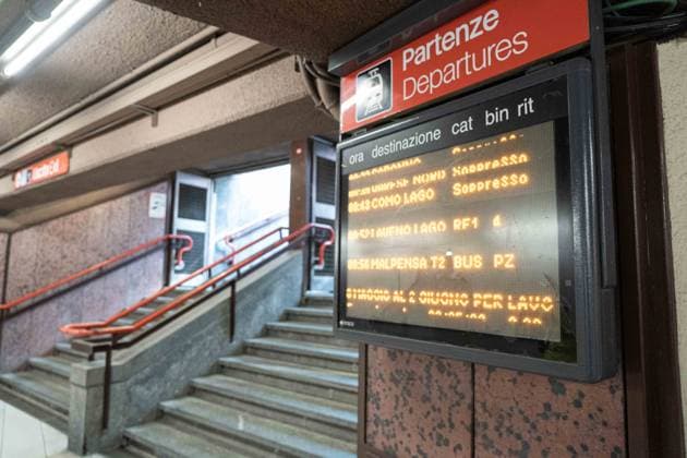 IPA85153753 - Milan, 29 05 26, National local transport strike, train disruptions at Cadorna station. Red Metro regular.  Copyright: xGiuliaxSciaccax xGiuliaxSciaccax 85153753