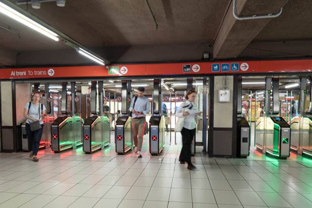 IPA85153760 - Milan, 29 05 26, National local transport strike, train disruptions at Cadorna station. Red Metro regular.  Copyright: xGiuliaxSciaccax xGiuliaxSciaccax 85153760