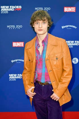 Claude Heinrich bei der Verleihung der Bunte New Faces Awards Film 2026 im Delphi Filmpalast. Berlin, 28.05.2026 *** Claude Heinrich at the presentation of the Bunte New Faces Awards Film 2026 at the Delphi Filmpalast Berlin, 28 05 2026 Foto:xM.xBehrensx xFuturexImagex new_faces_6520