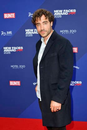 Giovanni Funiati bei der Verleihung der Bunte New Faces Awards Film 2026 im Delphi Filmpalast. Berlin, 28.05.2026 *** Giovanni Funiati at the presentation of the Bunte New Faces Awards Film 2026 at the Delphi Filmpalast Berlin, 28 05 2026 Foto:xM.xBehrensx xFuturexImagex new_faces_6522