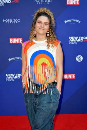 Christina Schindler bei der Verleihung der Bunte New Faces Awards Film 2026 im Delphi Filmpalast. Berlin, 28.05.2026 *** Christina Schindler at the presentation of the Bunte New Faces Awards Film 2026 at the Delphi Filmpalast Berlin, 28 05 2026 Foto:xM.xBehrensx xFuturexImagex new_faces_6549