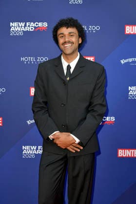 Langston Uibel bei der Verleihung der Bunte New Faces Awards Film 2026 im Delphi Filmpalast. Berlin, 28.05.2026 *** Langston Uibel at the presentation of the Bunte New Faces Awards Film 2026 at the Delphi Filmpalast Berlin, 28 05 2026 Foto:xM.xBehrensx xFuturexImagex new_faces_6568